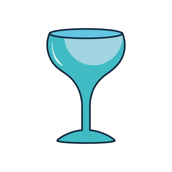 Party cup icon, flat style — Stock Vector