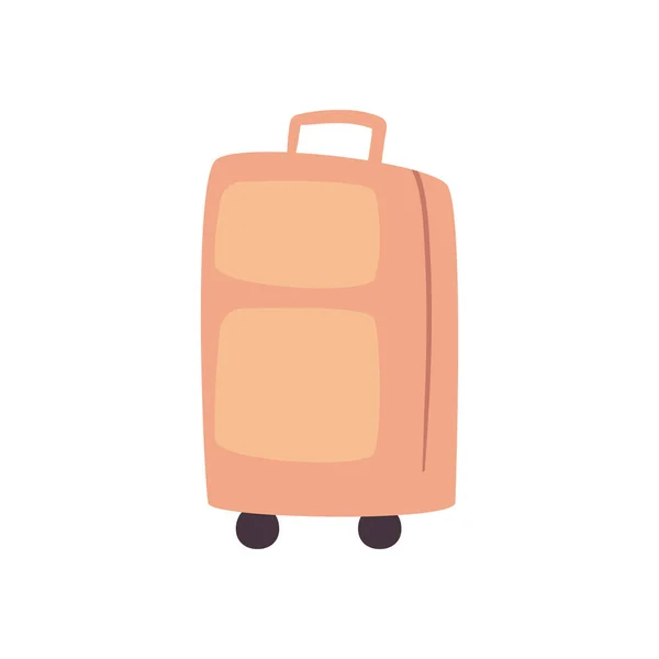 Reisetasche täglicher Aufkleber flacher Stil Ikone Vektor Design — Stockvektor