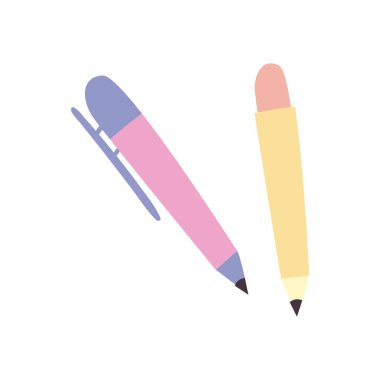 kalem ve kalem günlük stil simgesi ctor tasarımı