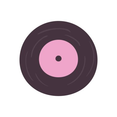 Vinil günlük sticker düz biçim vektör tasarımı