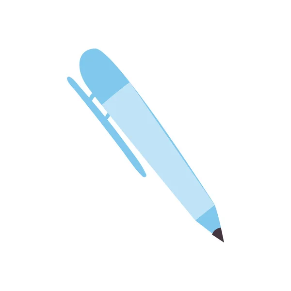 Ручка ежедневно наклейка плоский стиль иконки векторный дизайн — стоковый вектор