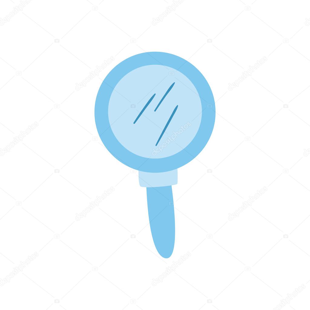lupe daily sticker flat style icon vector design