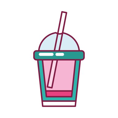 smoothie cup simgesi, satır ve doldurma biçimi