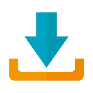 Ok simgesi indir, düz biçim