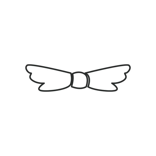 Mode bowtie pictogram vector ontwerp — Stockvector