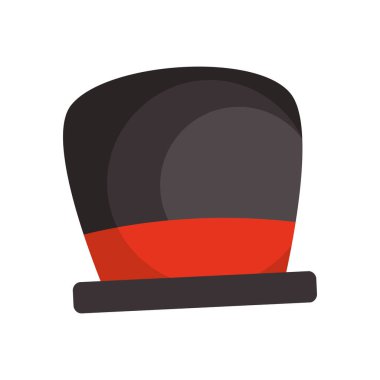 Kurdeleli şapka izole vektör tasarımı