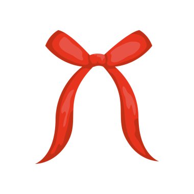 Hediye yayı ikon vektör tasarımı