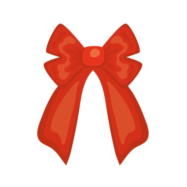 Hediye yayı izole vektör tasarımı