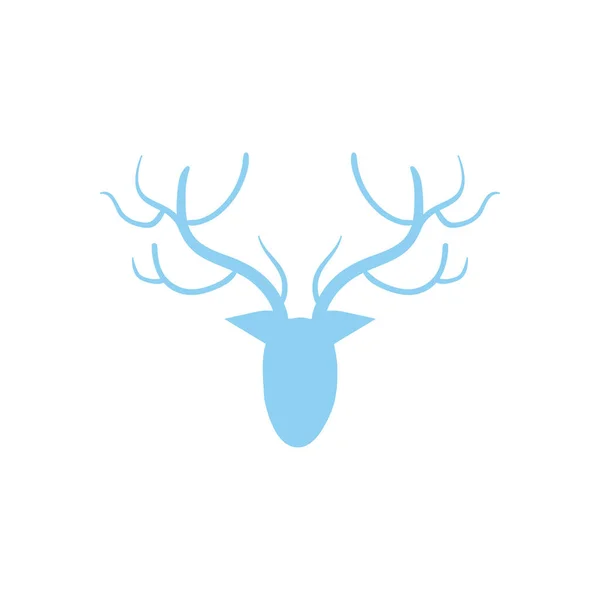 Design de vetor de ícone de rena Hipster — Vetor de Stock