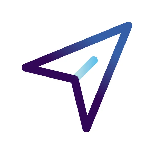 Icono de flecha diseño vectorial aislado — Vector de stock