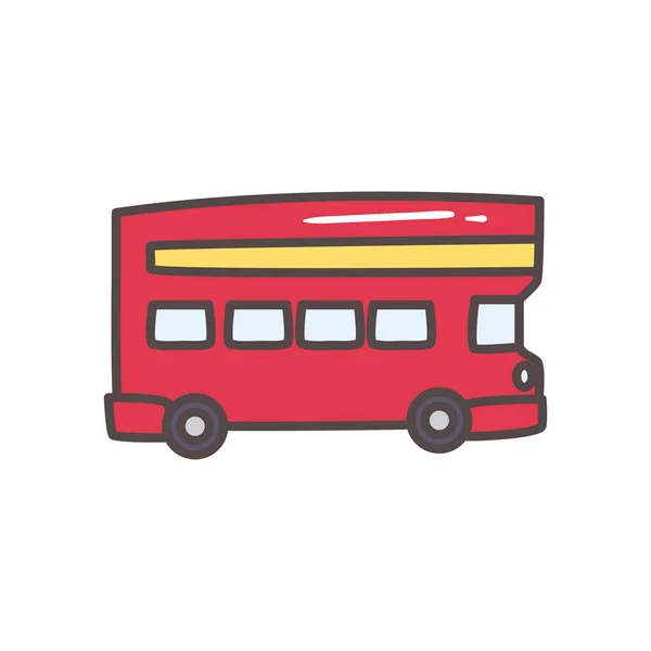 Reise London Bus Vektor Design — Stockvektor