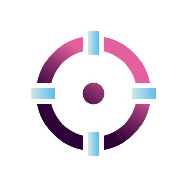 hedef simge izole vektör tasarımı