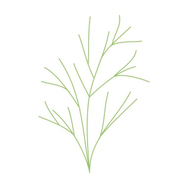 Yaprak simgesi izole vektör tasarımı