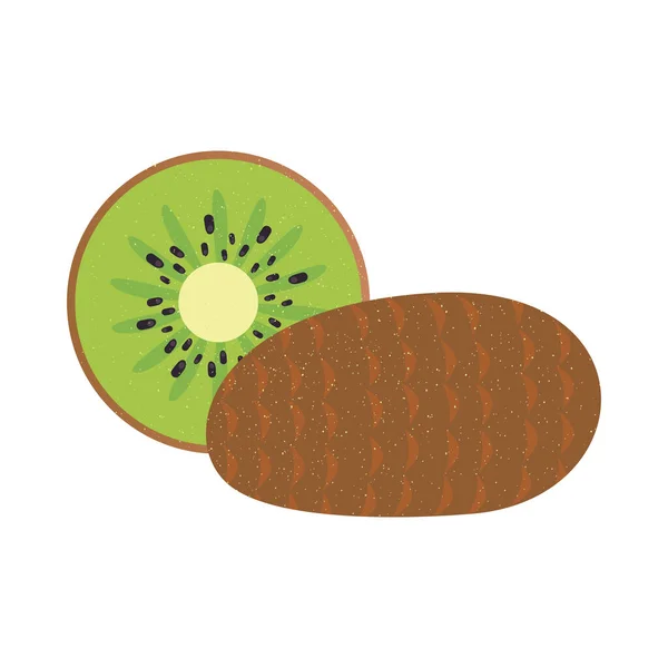 Kiwi Frucht Symbol Vektor Design — Stockvektor