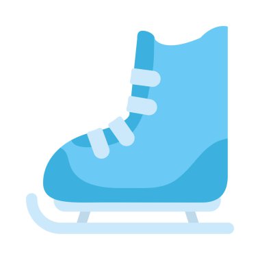 Kış kaykay ikonu vektör tasarımı