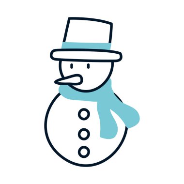 Mutlu Noeller Kardan Adam vektör tasarımı