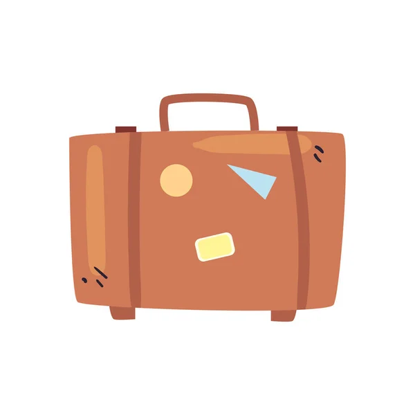 Bolsa icono aislado estilo plano icono vector diseño — Vector de stock