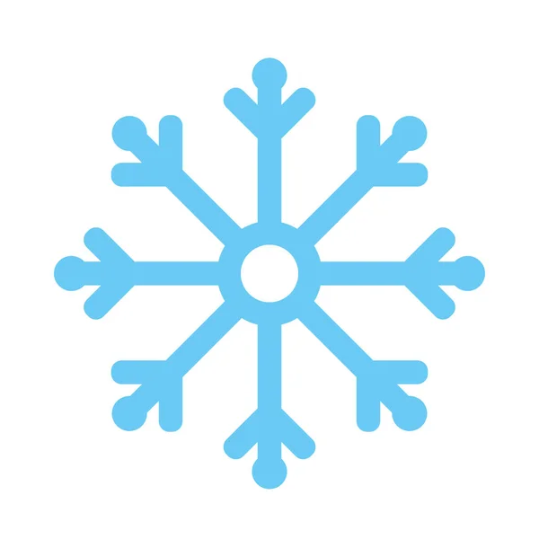 Snowflake εικονίδιο του χειμώνα εποχή διάνυσμα σχεδιασμό — Διανυσματικό Αρχείο