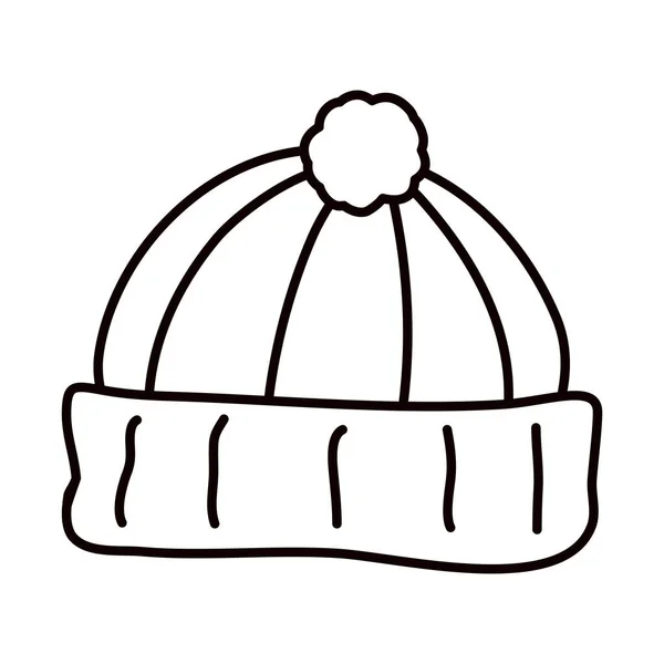 Winter hat icon vector design — Stock Vector