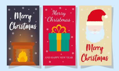 Mutlu Noeller ve mutlu yıllar vektör tasarımı