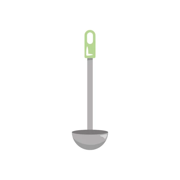 Icono de cuchara de cocina, diseño colorido — Vector de stock