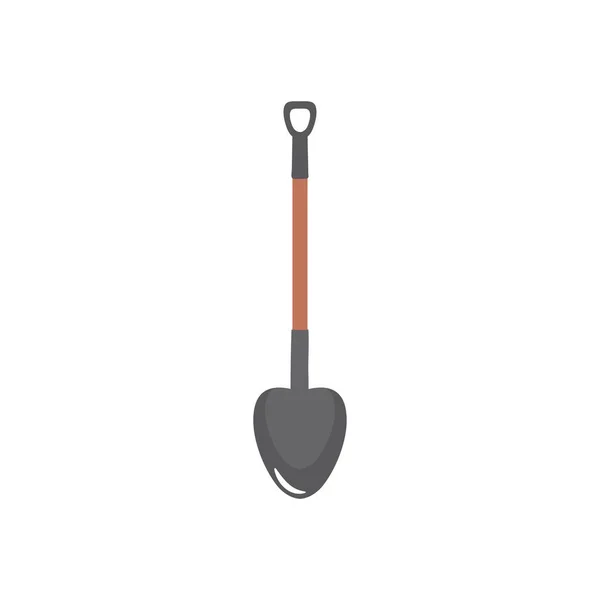 Gardening shovel tool icon, colorful design — Stockvektor
