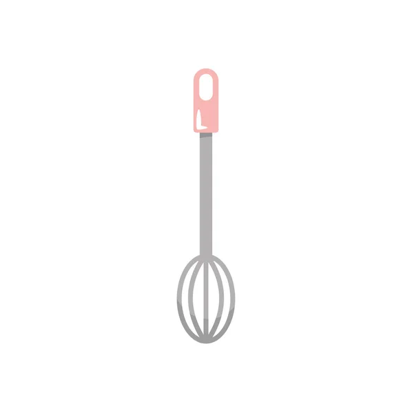 Kitchen tools, whisk icon, colorful design — ストックベクタ