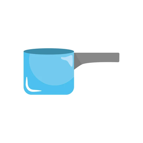 Icône de casserole, design coloré — Image vectorielle