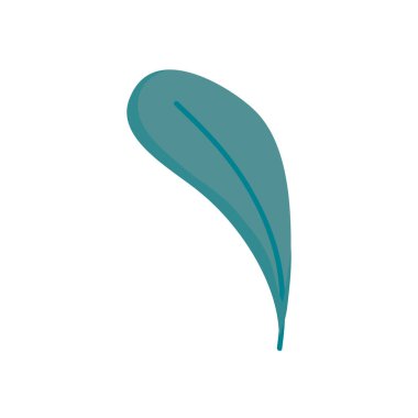 Yaprağın simgesi, renkli tasarım