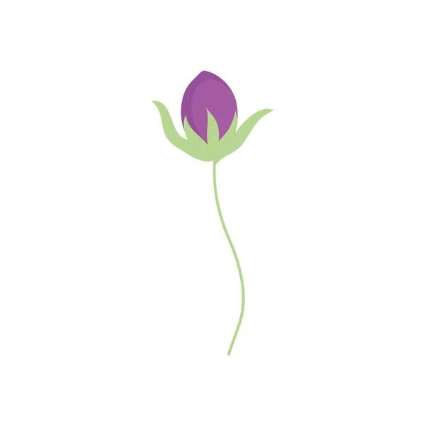 Icono de flor hermosa, diseño colorido — Vector de stock