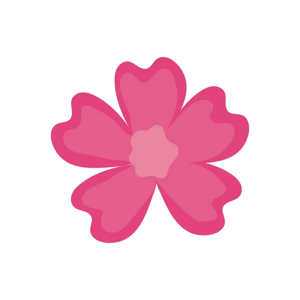 Icono de la flor tropical, diseño colorido — Vector de stock