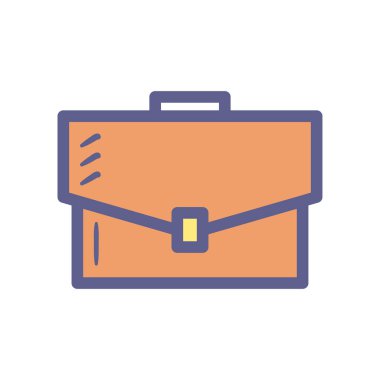 bavul çanta ikon vektör tasarımı