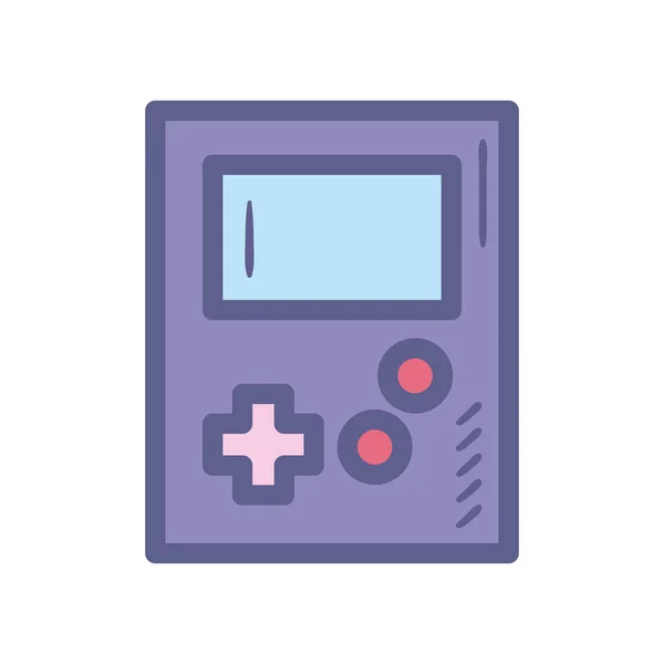 Icono de videojuego diseño vectorial aislado — Archivo Imágenes Vectoriales