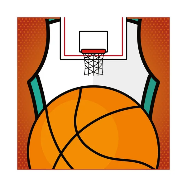 Sport Basketball Ball Vektor-Design — Stockvektor