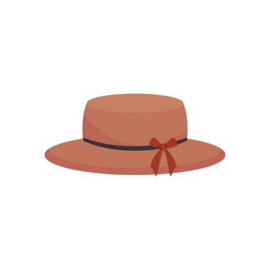 picnic hat icon, colorful design
