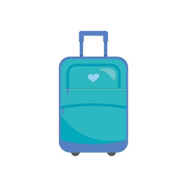 travel bag icon, colorful design