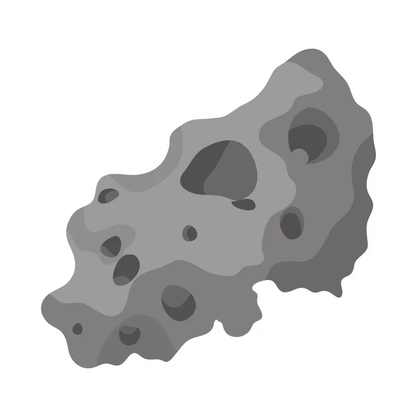 Icono del cinturón de asteroides, diseño colorido — Vector de stock