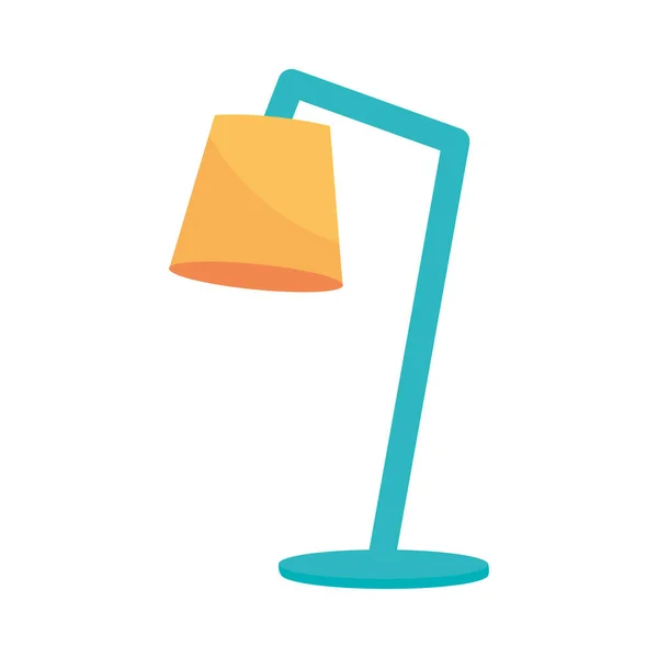 Asztali lámpa ikon, színes design — Stock Vector