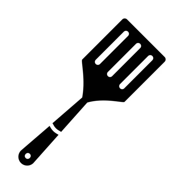 Design kuchyňských prvků, stěrka ikona, silueta styl — Stockový vektor