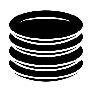 Bulaşık simgesi yığını, siluet tarzı