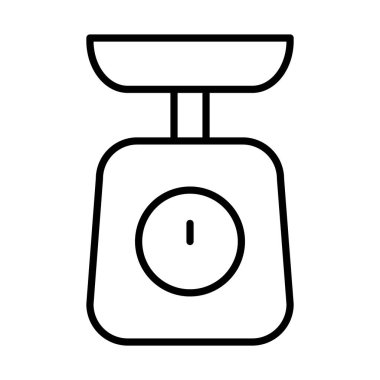 Mutfak elemanları tasarımı, mutfak ağırlığı simgesi, satır biçimi