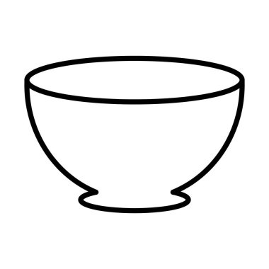 Mutfak elemanları tasarımı, karıştırma kase simgesi, satır biçimi