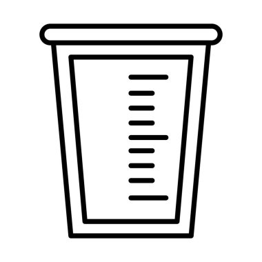 Ölçme kabı simgesi, satır biçimi