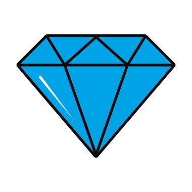 mavi elmas simgesi, renkli tasarım