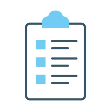 kontrol listesi simgesi resmi, satır biçimi