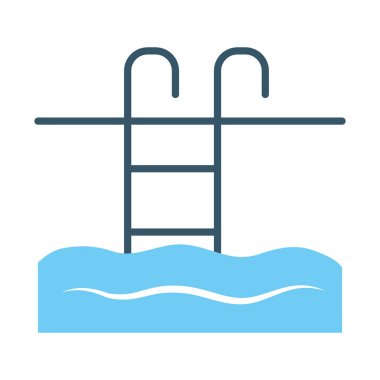 Yüzme havuzu simgesi, satır biçimi