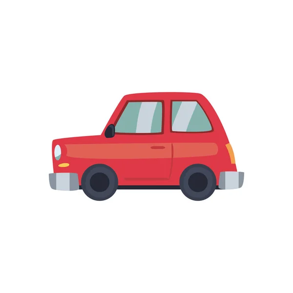 Desain vektor ikon mobil merah - Stok Vektor