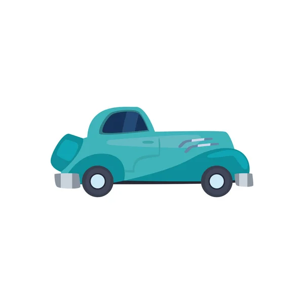 Yeşil araba simgesi vektör tasarımı — Stok Vektör