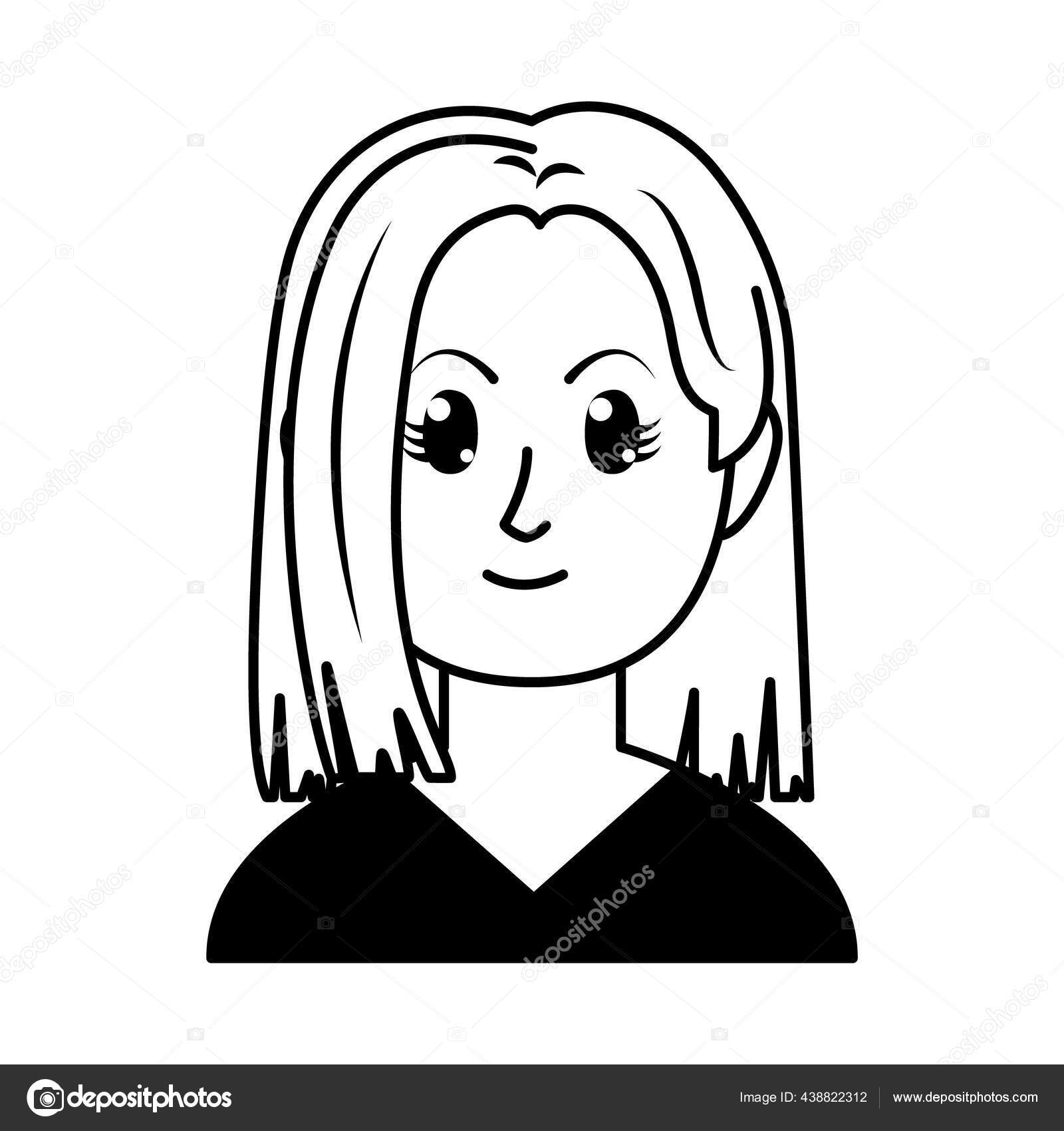 Wanita Muda Dengan Rambut Pendek