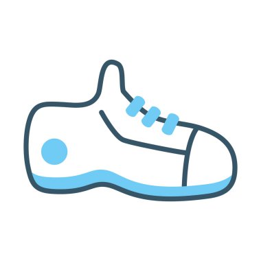 Spor ayakkabı ikonu, satır biçimi